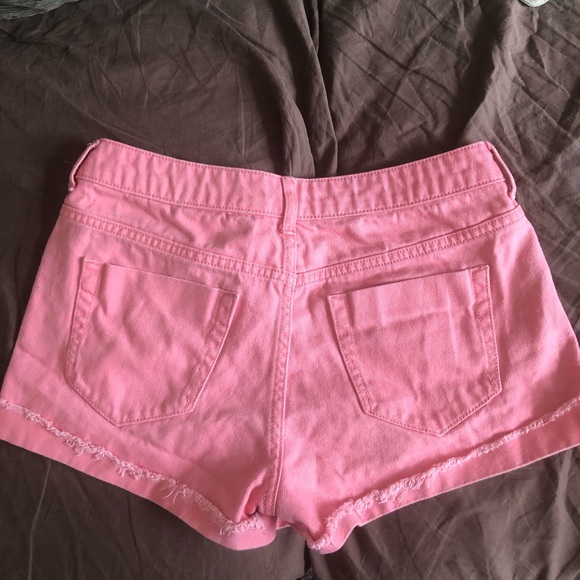 High Waisted Jean Shorts from F21 in Pink! - Picture 7 of 9